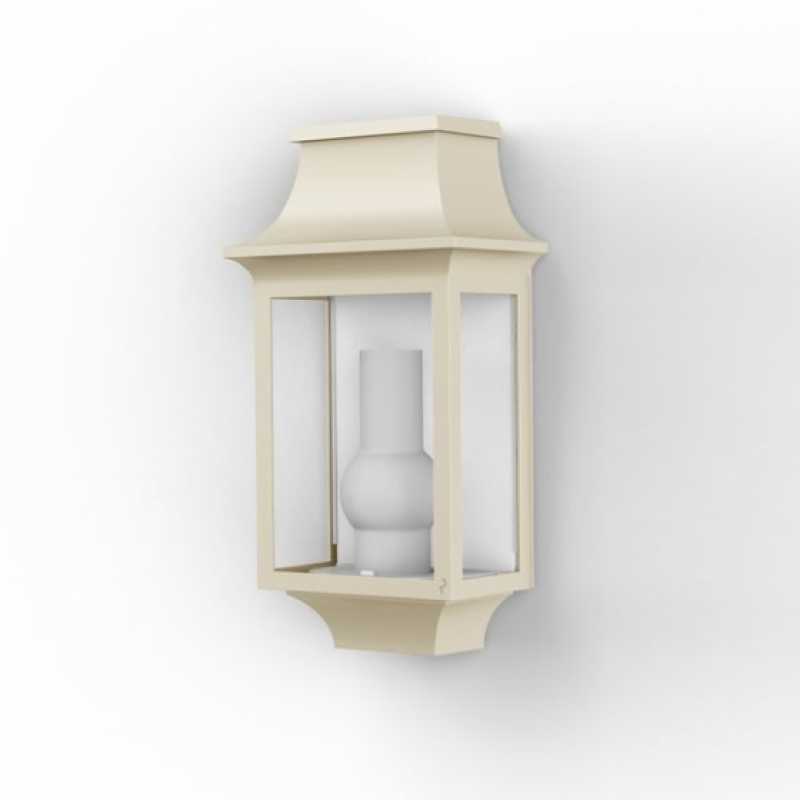 antike Wandlampe außen